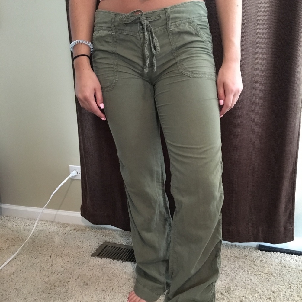 American Eagle Army Green Pants